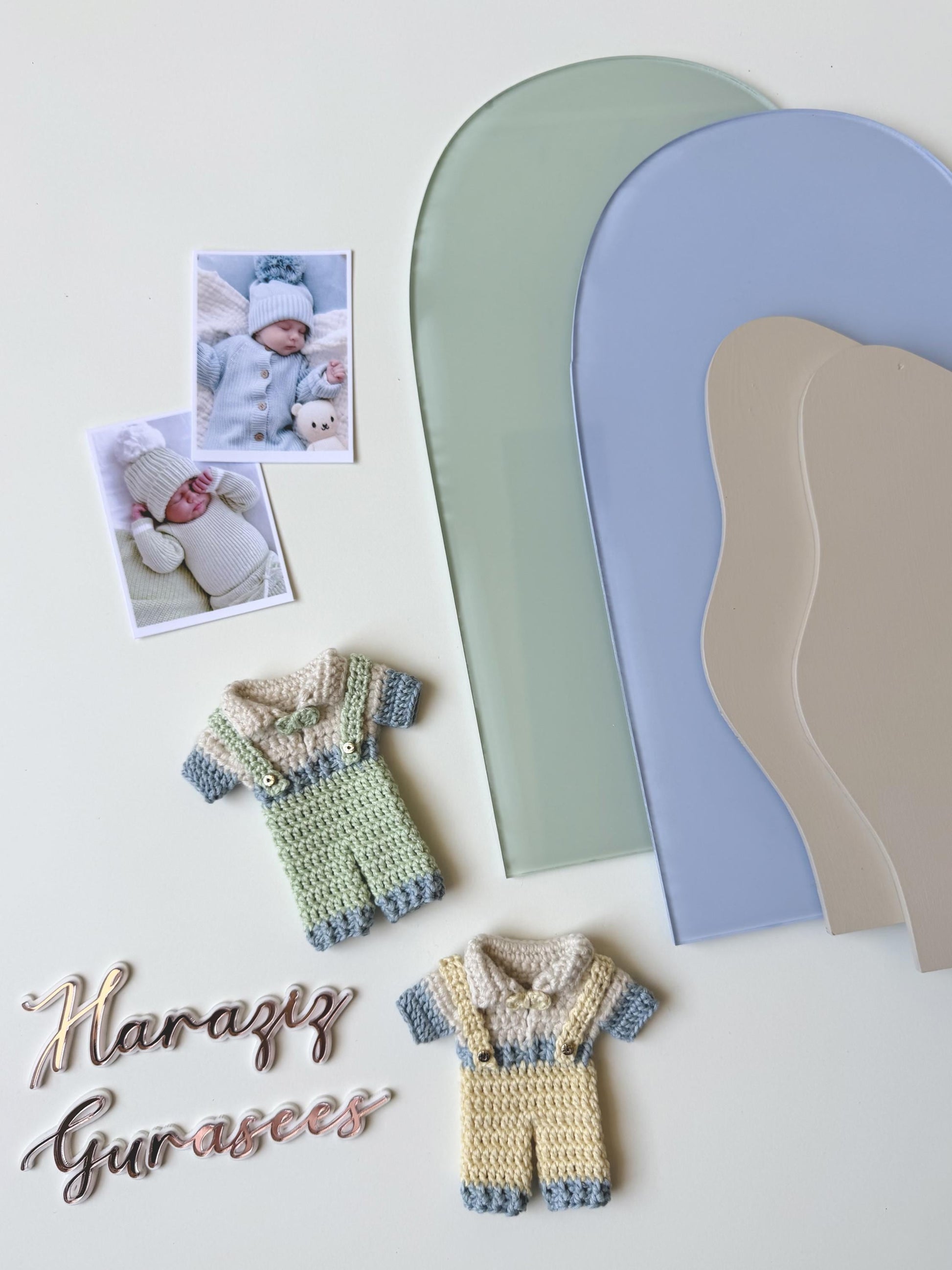 Personalized Baby Birth Announcement Frame | Custom Baby Stats Keepsake Plaque